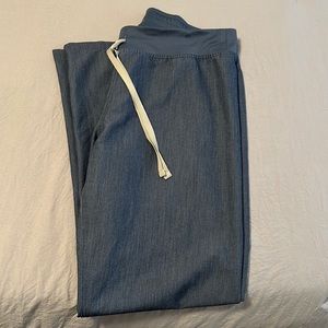 M Livingston Heather Denim Figs Scrub Pants